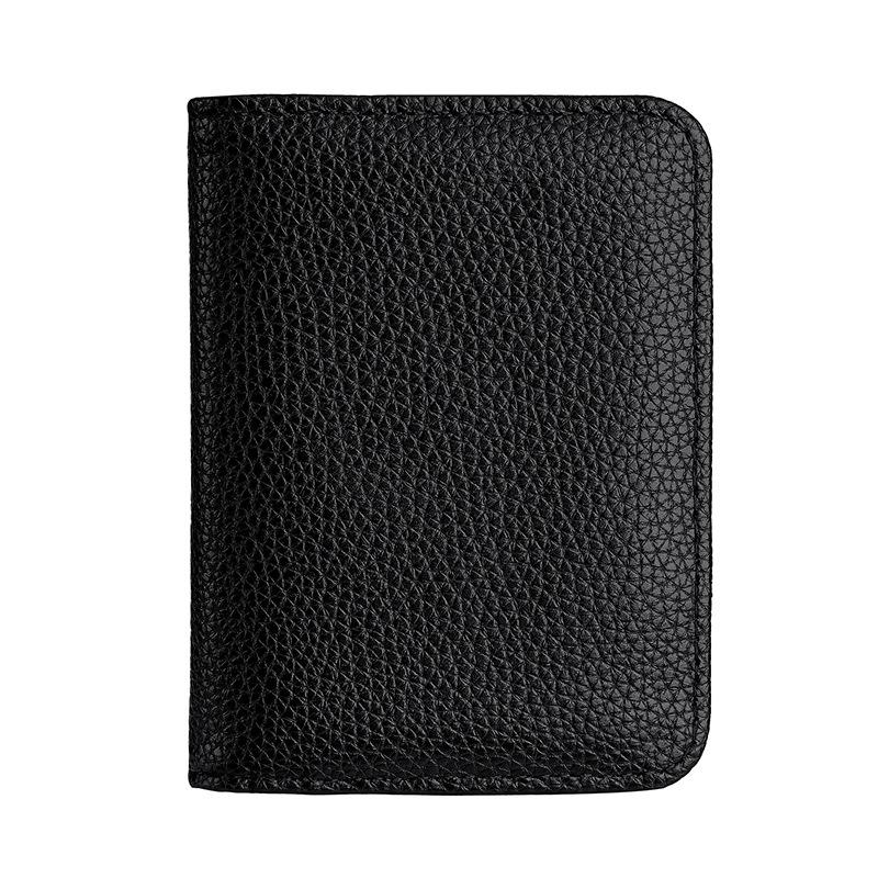 Mens  Bags & Wallets | Black Leather Pebbled Cardholder Accessories Bags & Wallets