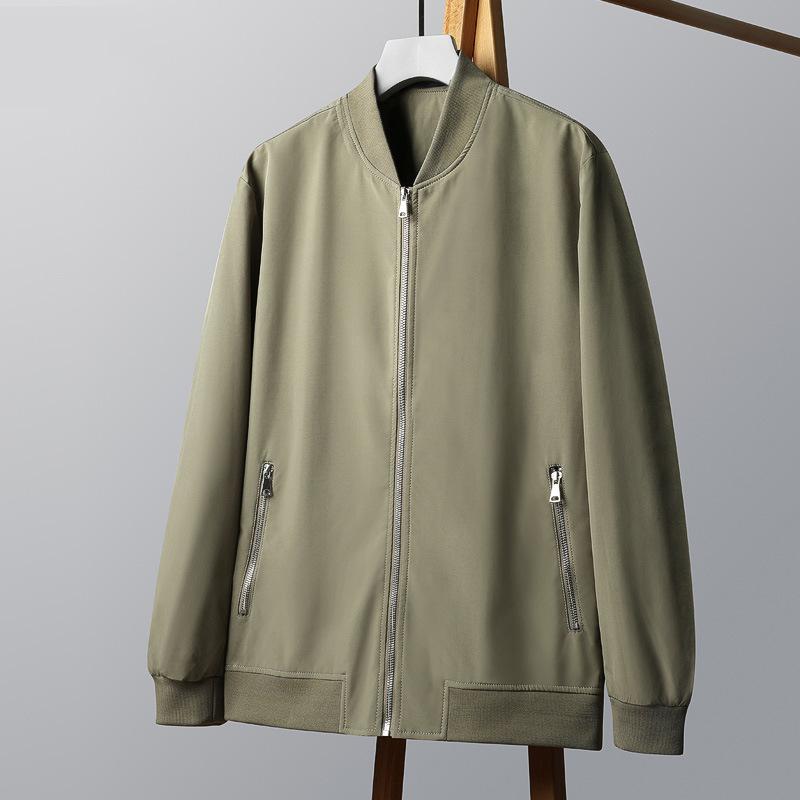 Mens  Coats & Jackets | Green Regular Fit Zip Up Bomber Jacket Clothing Coats & Jackets