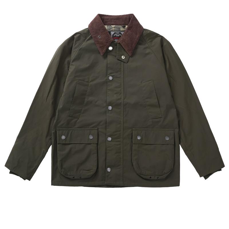 Mens  Coats & Jackets | Khaki Regular Fit Waxed Jacket Clothing Coats & Jackets