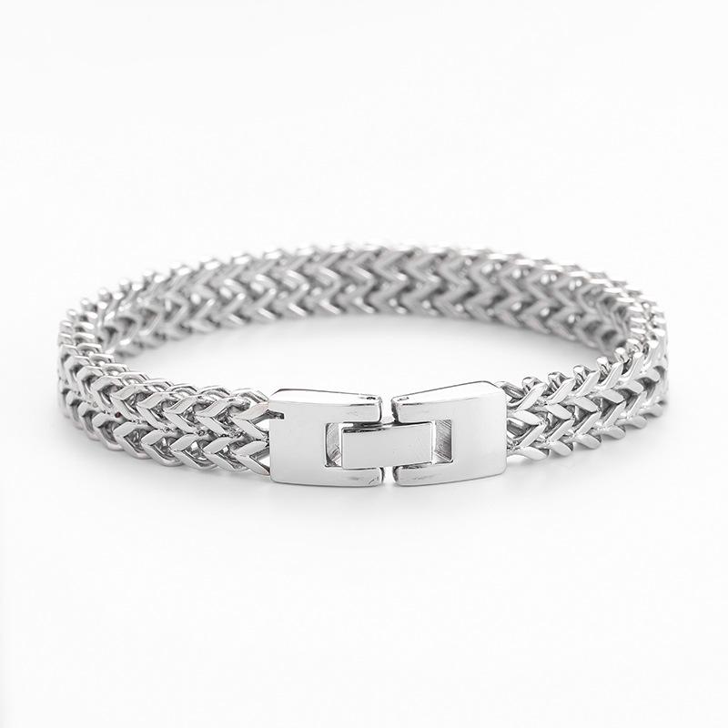 Mens  Jewellery & Watches | Silver Multirow Chain Necklace Accessories Jewellery & Watches