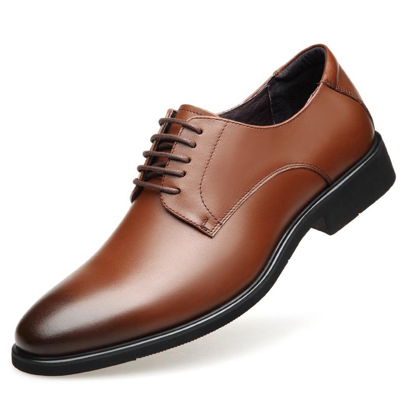 Mens  Shoes | Brown Formal Derby Shoes Mens Mens