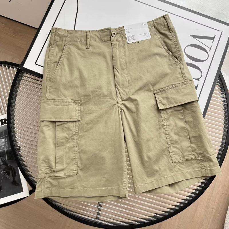 Mens  Shorts | Black Regular Fit Cargo Shorts Clothing Mens