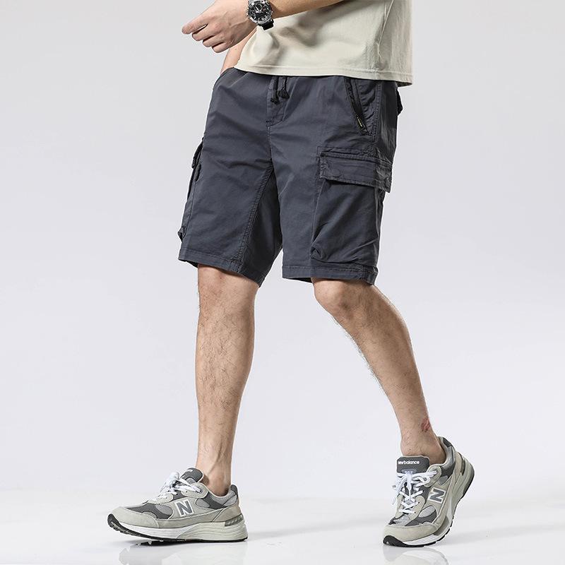 Mens  Shorts | Blue Regular Fit Cargo Shorts Clothing Mens