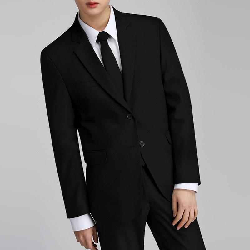 Mens  Suits | Black Skinny Fit Twill Suit Jacket Clothing Lazers