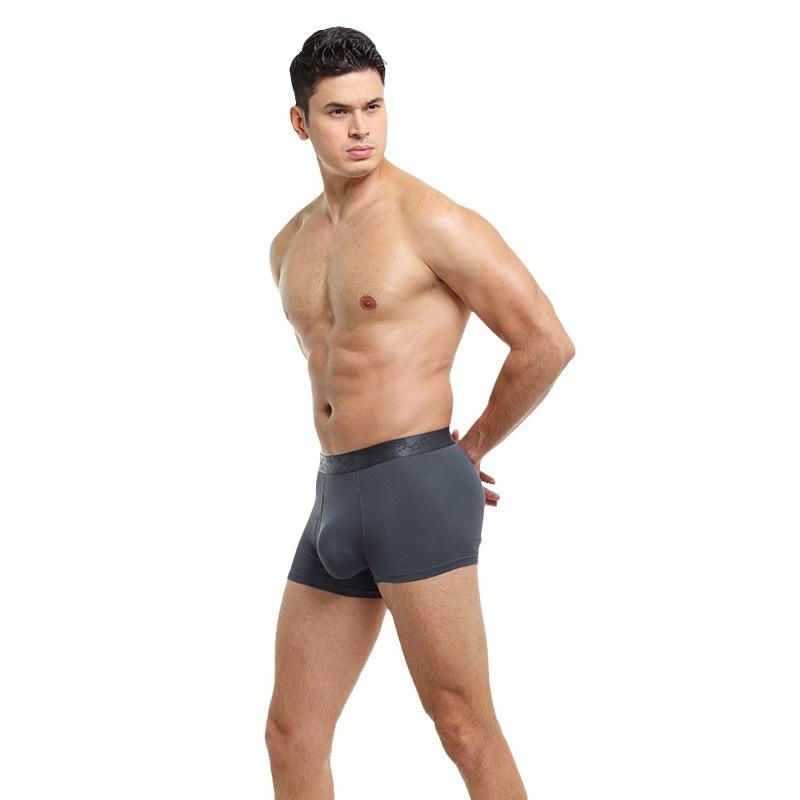 Mens  Underwear & Socks | 4Pk Grey Ri Cotton Stretch Trunks Clothing Essentials