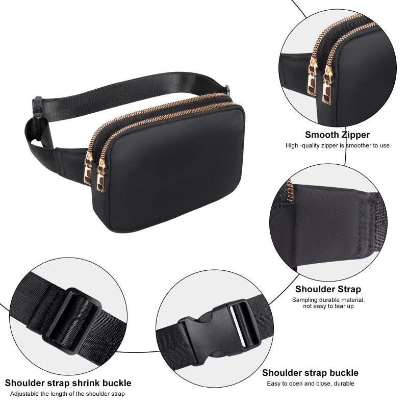 Womens  Bags, Purses & Luggage | Black Faux Leather Cross Body Bag Accessories Bags, Purses & Luggage