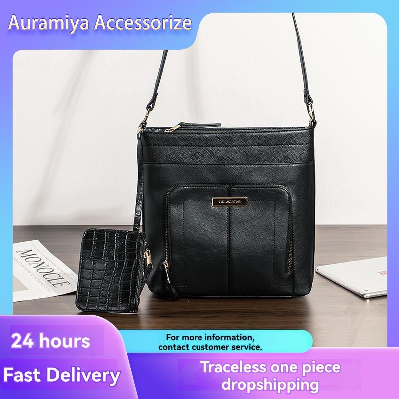 Womens  Bags, Purses & Luggage | Black Ri Monogram Cross Body Bag Accessories Bags, Purses & Luggage