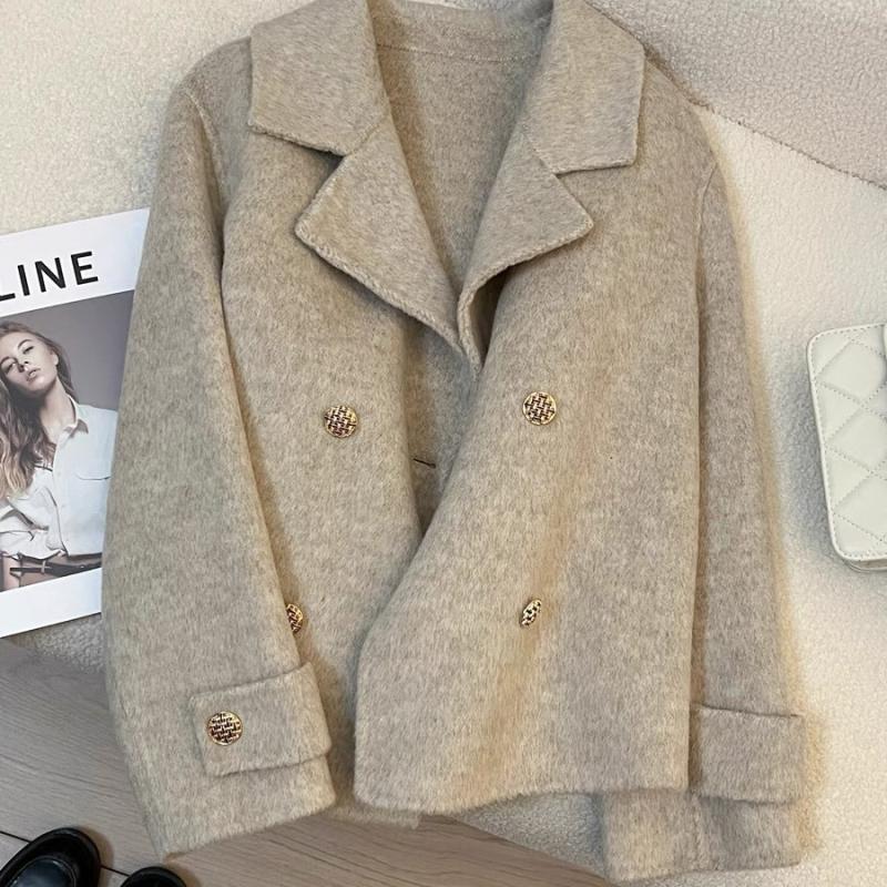 Womens  Coats & Jackets | Beige Cropped Trench Jacket Clothing Coats & Jackets