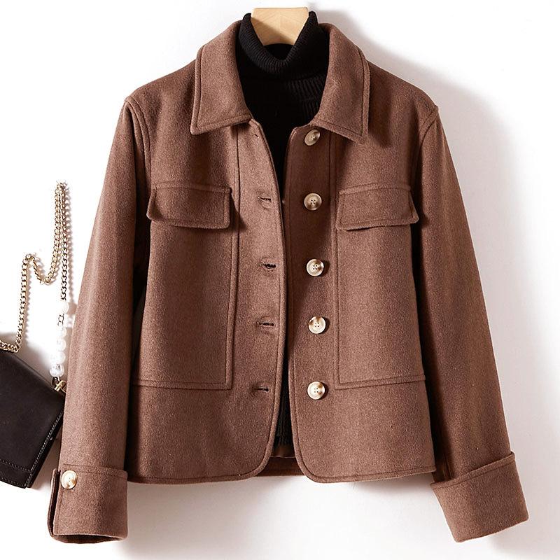 Womens  Coats & Jackets | Beige Funnel Neck Jacket Clothing Coats & Jackets