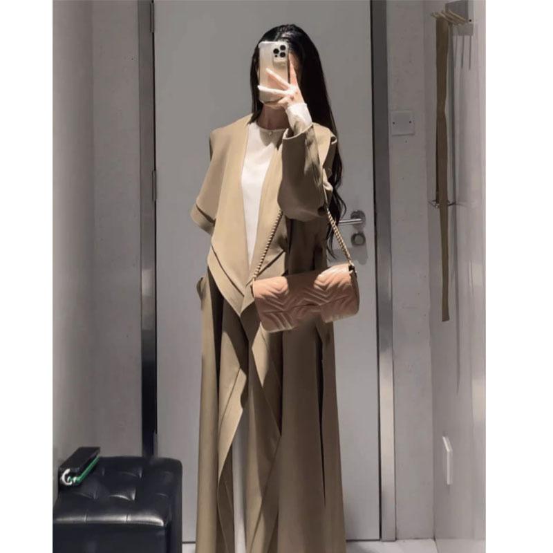 Womens  Coats & Jackets | Brown Belted Wrap Coat Clothing Coats & Jackets