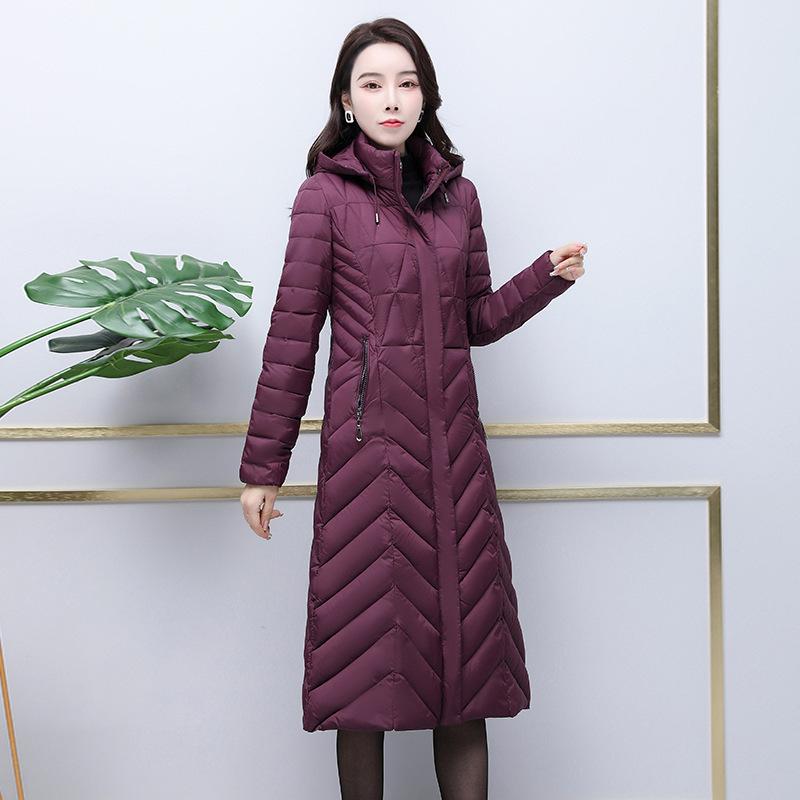 Womens  Coats & Jackets | Brown Long Line Slim Padded Coat Clothing Coats & Jackets