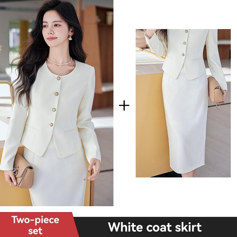 Womens  Coats & Jackets | Cream Tailored Buttoned Jacket Clothing Coats & Jackets