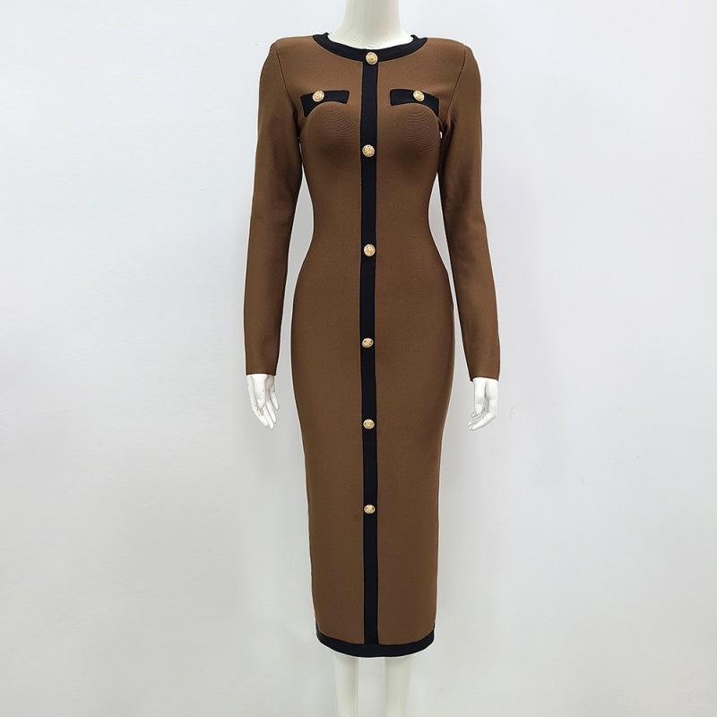 Womens  Dresses | Khaki Military Button Mini Dress Clothing Dresses