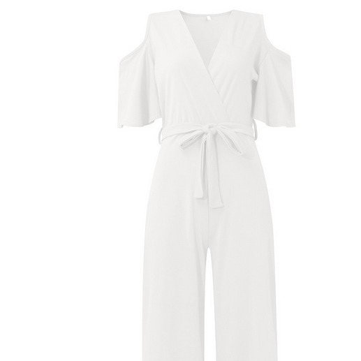 Womens  Dresses | White Asymmetric Cape Jumpsuit Clothing Dresses