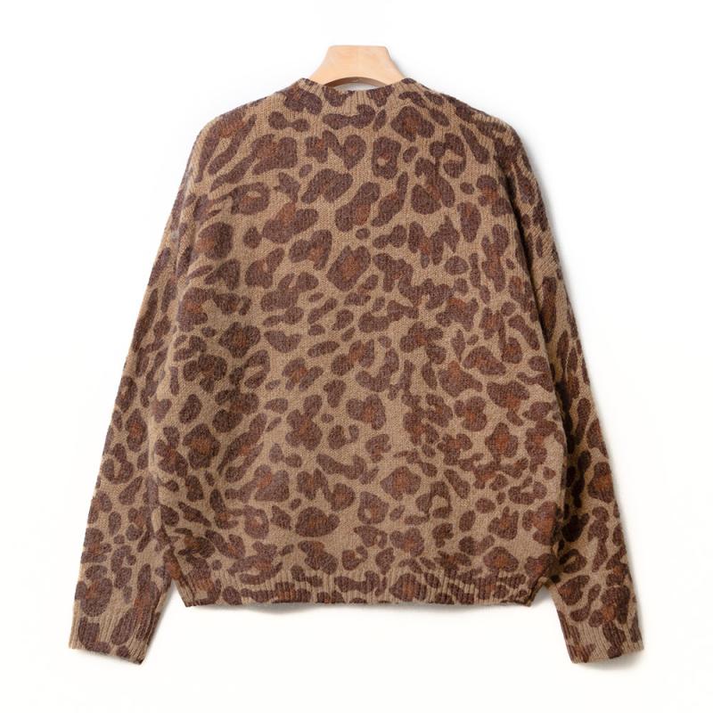 Womens  Hoodies & Sweats | Brown Leopard Print Sweatshirt Clothing Co-Ord Sets