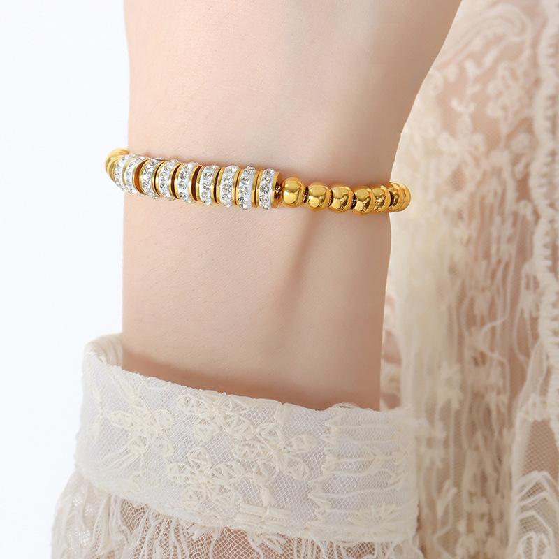 Womens  Jewellery | Gold Embellished Beaded Bracelet Accessories Jewellery