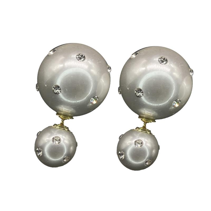 Womens  Jewellery | Silver Pearl Ball Earrings Accessories Jewellery