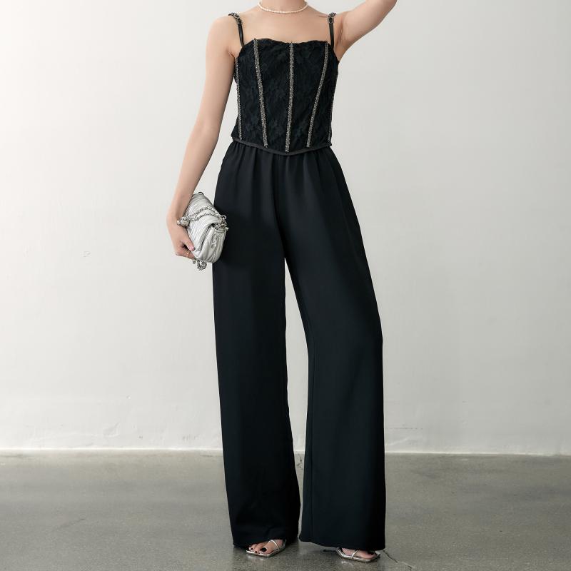 Womens  Jumpsuits & Playsuits | Black Bandeau Bubble Jumpsuit Clothing Jumpsuits & Playsuits