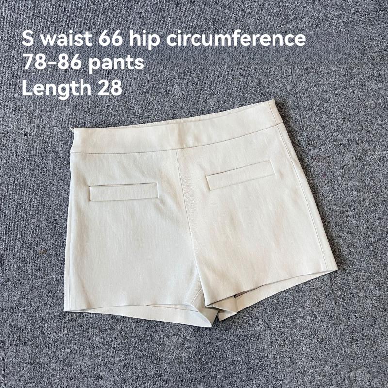 Womens  Shorts | Beige Faux Leather Shorts Clothing Shorts