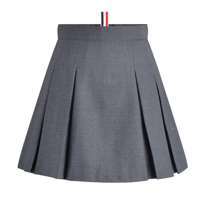 Womens  Skirts | Grey Jersey Skater Mini Skirt Clothing Skirts