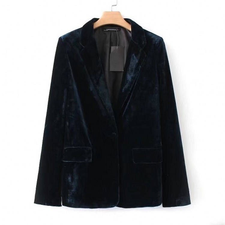 Womens  Suits & Tailoring | Black Belted Wrap Velvet Blazer Blazers Blazers