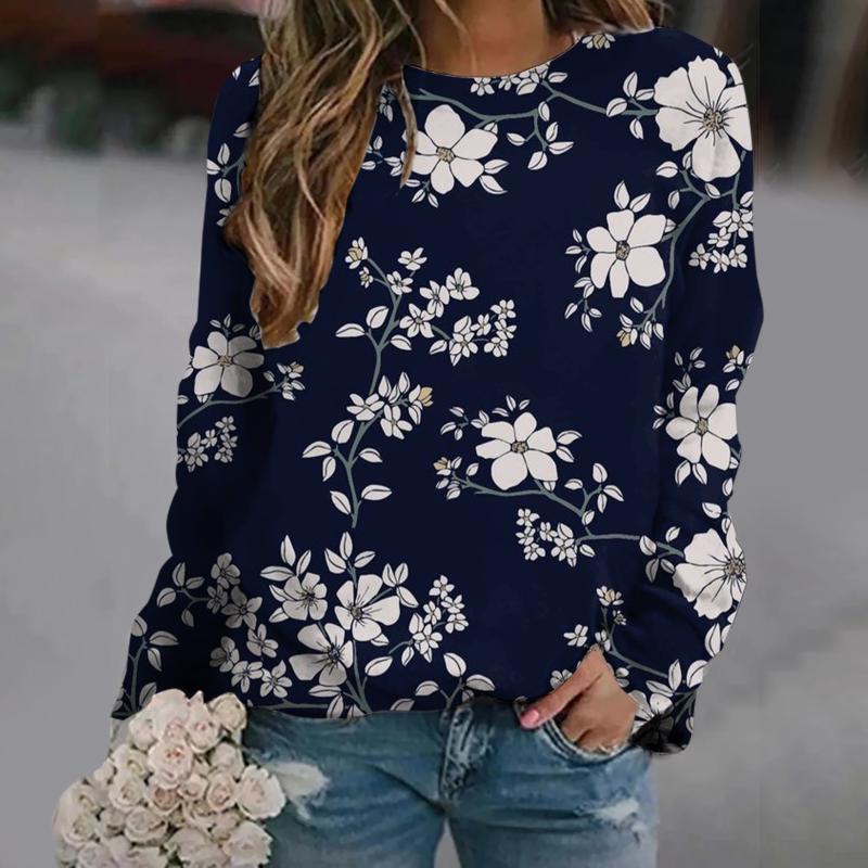 Womens  Tops & T-Shirts | Black Floral Print Sweatshirt Clothing Co-Ord Sets