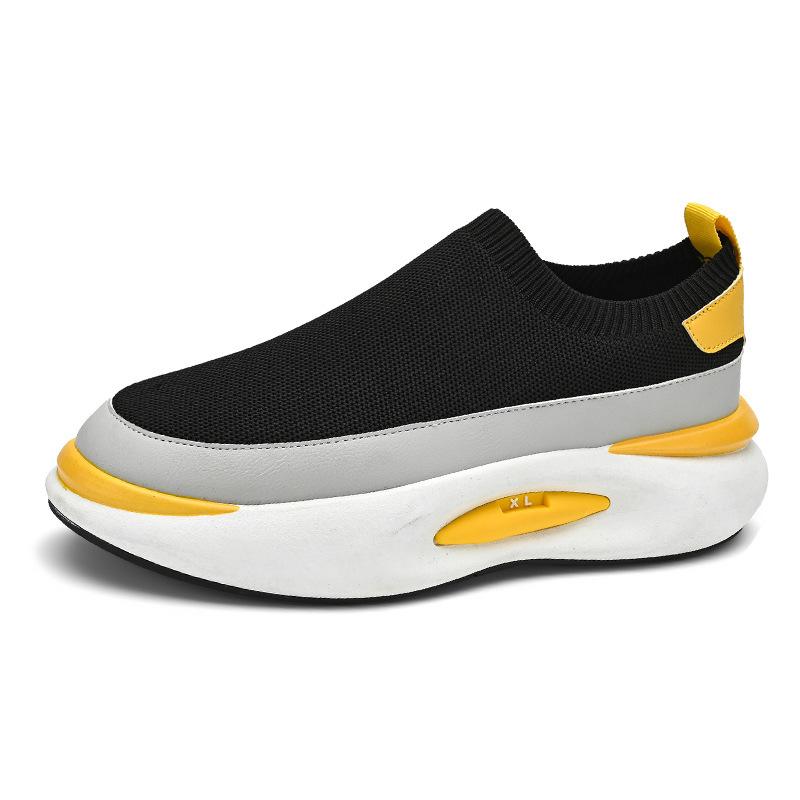 Womens  Trainers | Black Slip On Wedge Trainers Shoes Trainers