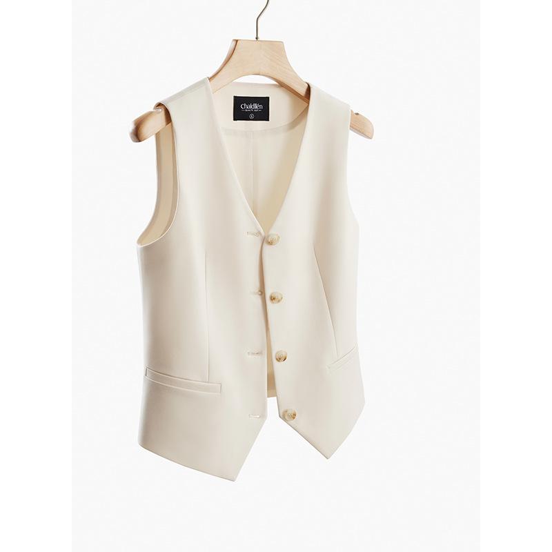 Womens  Waistcoats | Black Asymmetric Buttoned Waistcoat Clothing Coats & Jackets