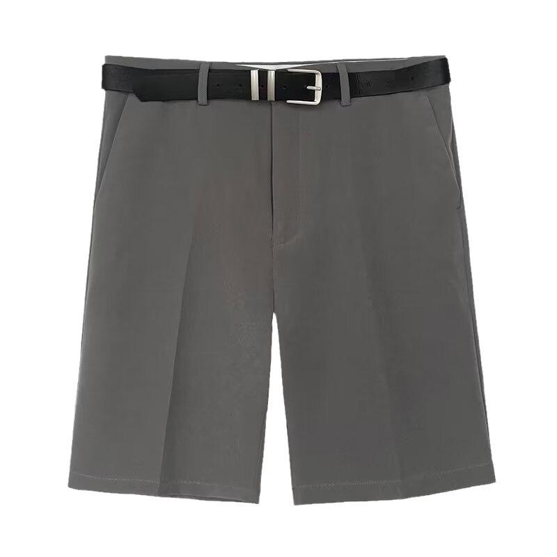 Mens  Shorts | Blue Slim Fit Chino Smart Shorts Clothing Mens