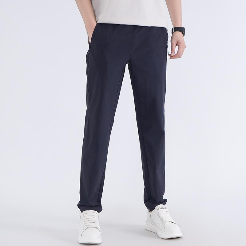 Mens  Loungewear | Navy Slim Fit Stretch Textured Smart Joggers Clothing Joggers