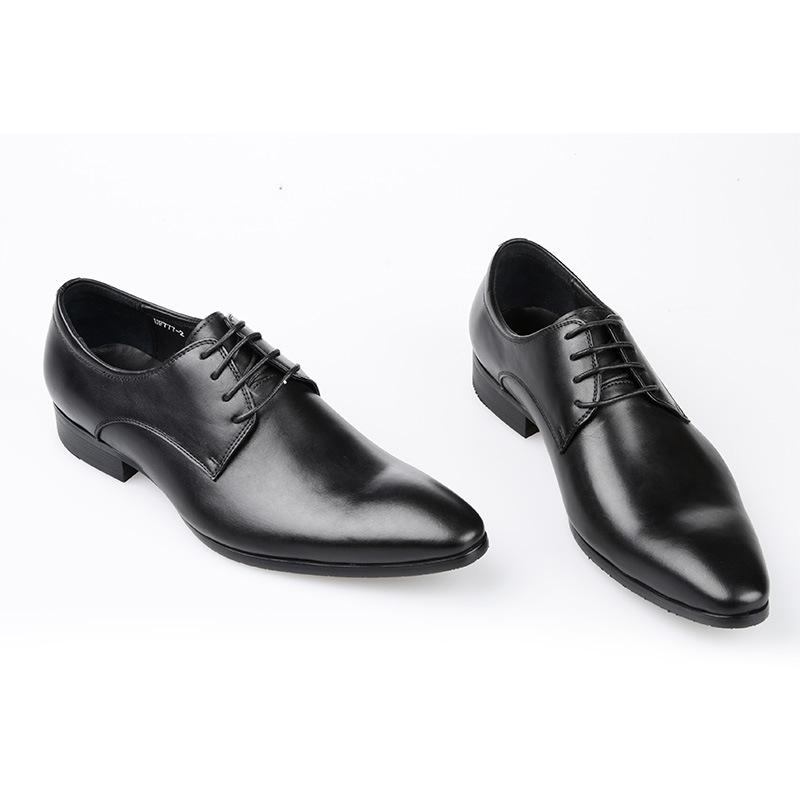 Mens  Shoes | Black Smart Derby Lace Up Shoes Mens Mens