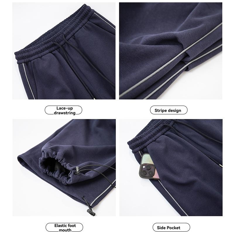 Mens  Matching Sets | Navy Slim Fit Textured Shorts Clothing Essentials