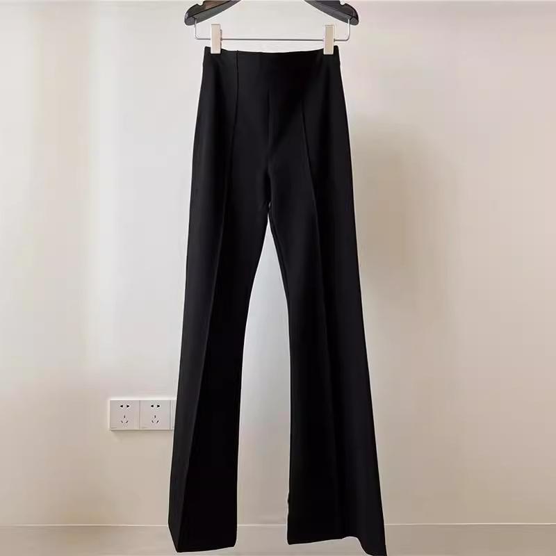 Womens  Trousers | Petite Black Bootcut Trousers